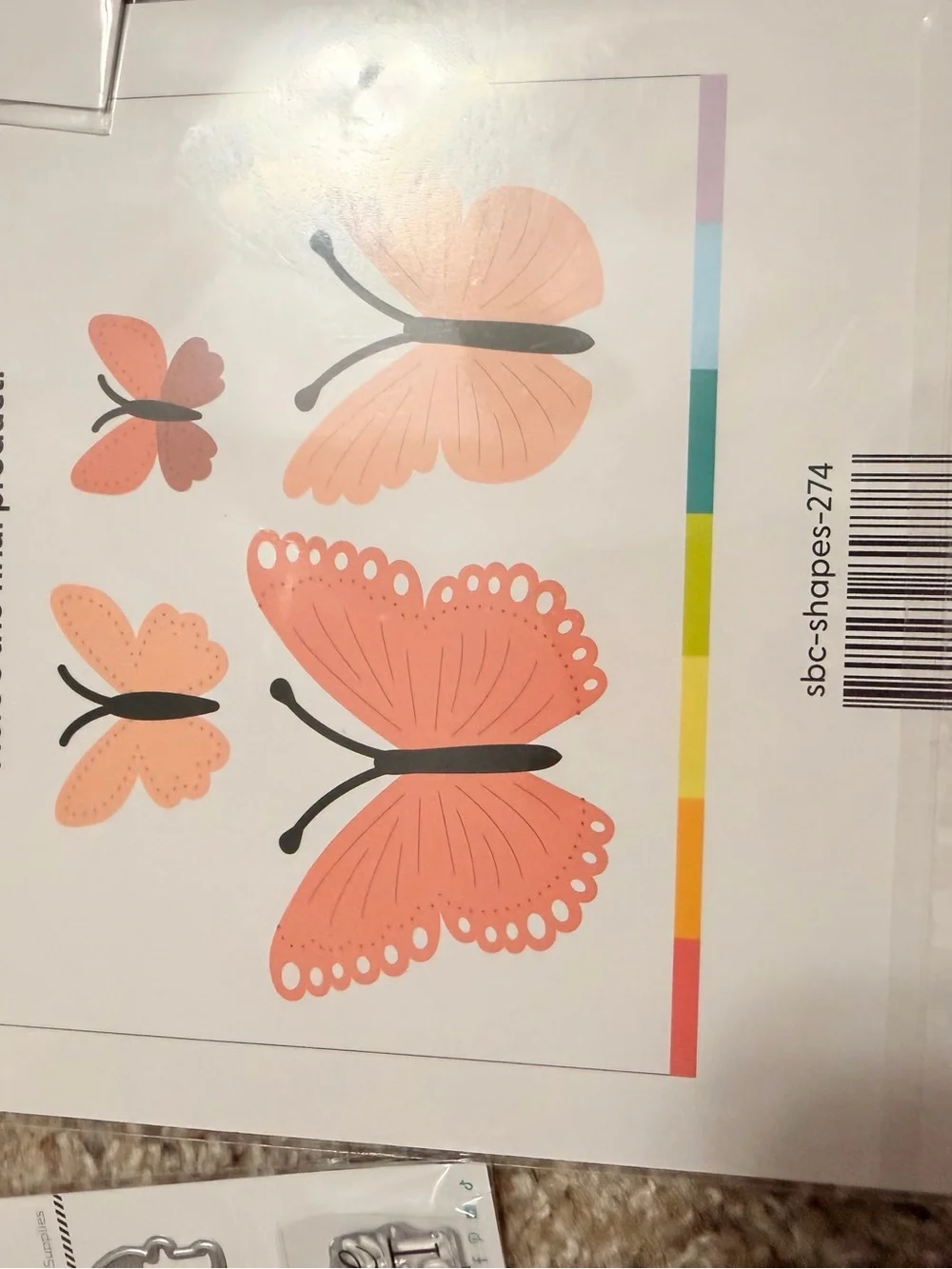 Assorted Craft Cutting Dies, Stamps, Stencils and Embossing Folder